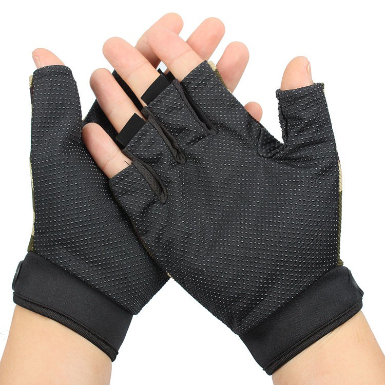 Găng Tay Chiến Thuật 511 Cụt Ngón, Găng Tay 511 Hở Ngón Đi Xe Máy Xe Đạp