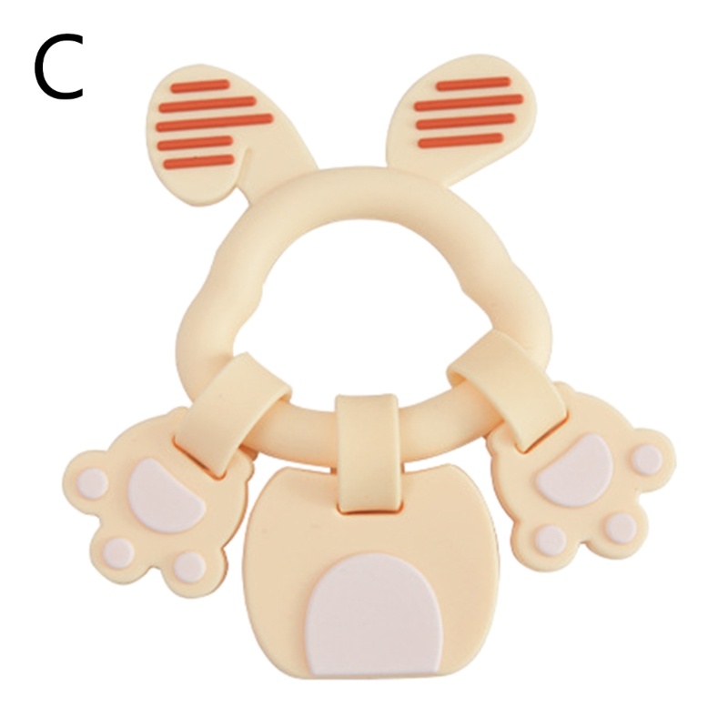 Vòng Tay Đồ Chơi Ngậm Mọc Răng Bằng Silicon Kiểu Hoạt Hình Dễ Thương Cho