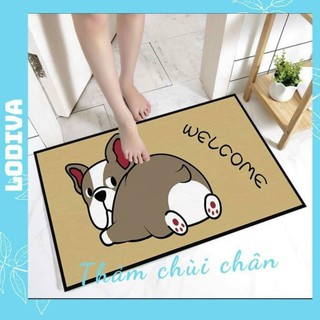 Thảm lau chân hình thú