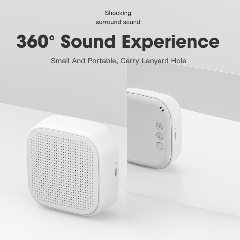 Loa Bluetooth NUOWA Âm Thanh Siêu Trầm Có Micro Xoay 360 Độ°Loa Đa Phương Tiện