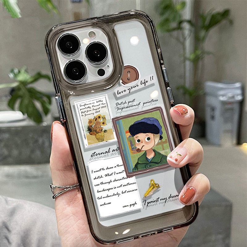 Ốp Điện Thoại Silicon TPU Mềm Trong Suốt Chống Sốc Cho IPhone 14 13 12 11 Pro 8 7 6 6S Plus X XR XS Max