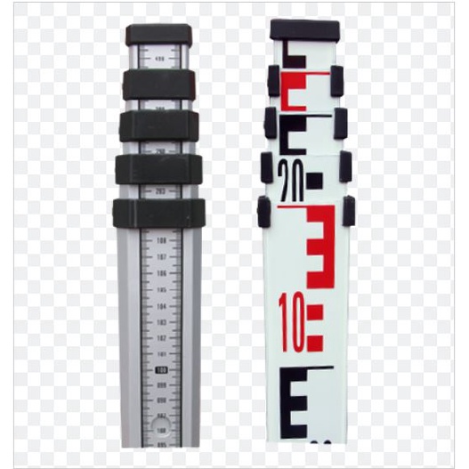 Thước Mia Nhôm 5m - Thước mia máy thủy bình, kinh vĩ chính hãng