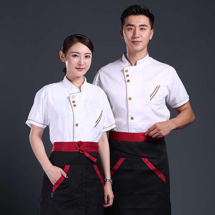 Áo Đồng Phục Đầu Bếp Nhà Hàng Khách Sạn Tay Dài Bán Sỉ a2