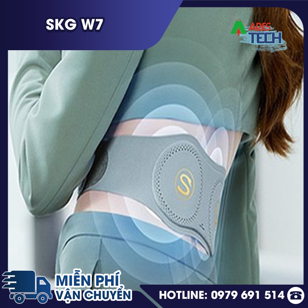 Đai massage lưng và bụng SKG W7 | KATA Technology- Bảo hành chính hãng