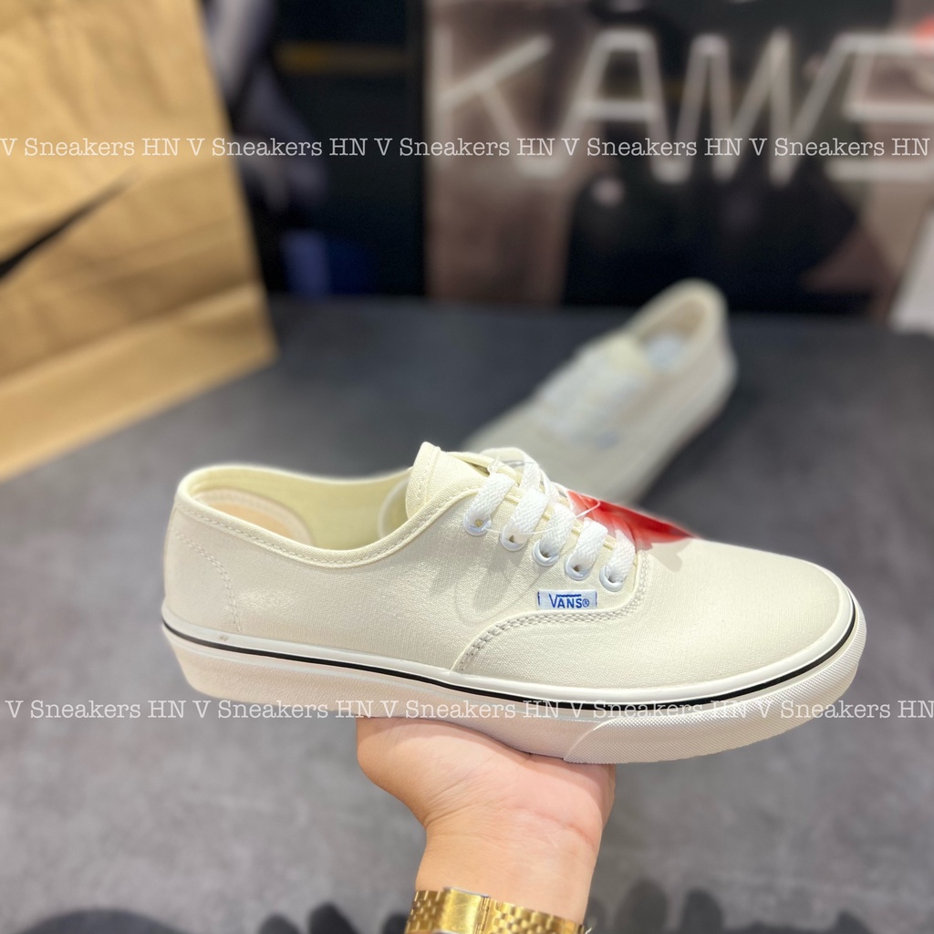 Giày Sneaker Vans Classic Beige|Vans Classic Màu Trắng Kem Đế Đúc Cao Cấp Nam Nữ Hàng Trung