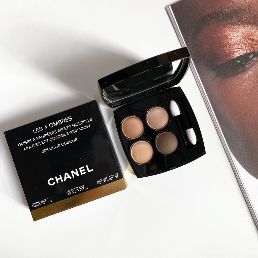 Bảng Phấn Mắt 4 Màu Sắc Hiệu Ứng Lì Trang Điểm Tự Nhiên Lâu Trôi 268 / 308 2g