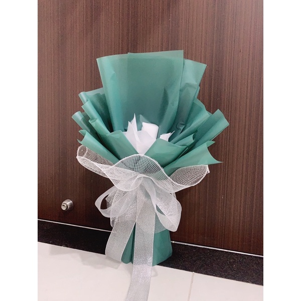 cốt hoa/tiền/bánh kẹo đa năng làm sẵn, dài 30cm lõi mút xốp 10 bông, form xoè rẻ quạt