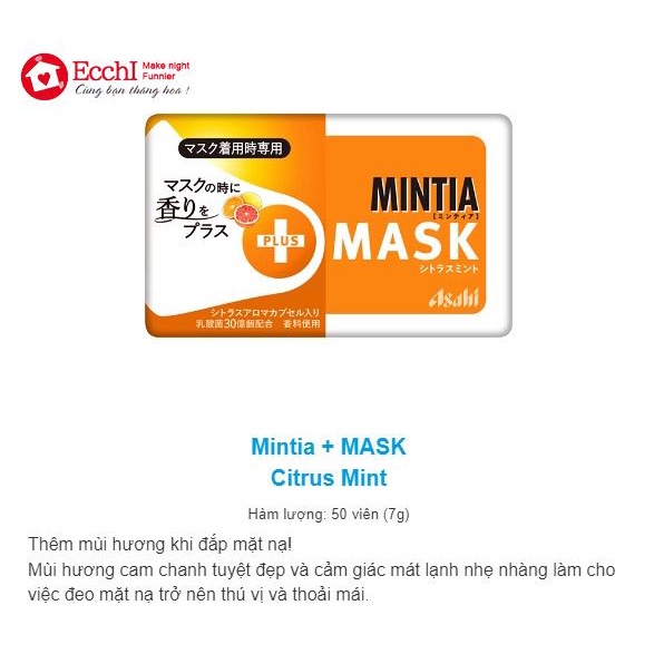 Viên ngậm bạc hà Mintia của Nhật Bản 50 viên