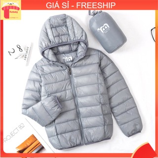 Áo phao bé trai siêu nhẹ 9-15 tuổi in chữ m trần 2 mặt. Áo khoác cho bé dáng thời trang hàn Việt Nam xuất khẩu