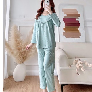 Bộ Đồ Bầu Sau Sinh Larosa Hình Gấu Cotton Có Khóa Kéo Cho Bé, Dễ Thương LAV203