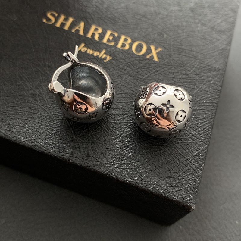 Bông tai hình cầu hoa Hàn Quốc thời trang bông tai nữ cao cấp bông tai sang trọng