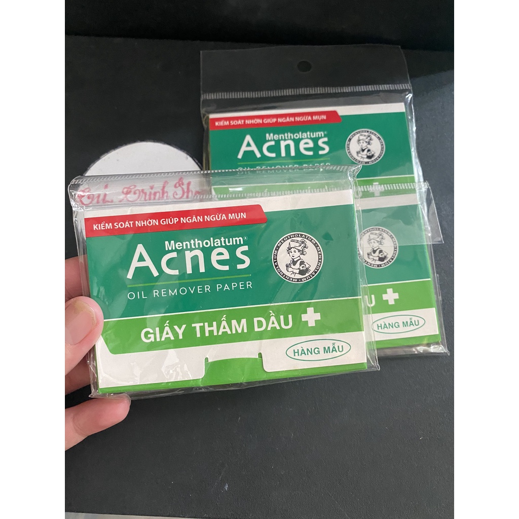 {SALE } Giấy thấm dầu Acnes 50tờ