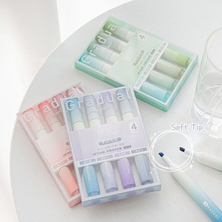 set bút highlight màu pastel cực xinh( mực màu pastel nhạt)