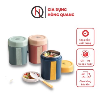 Bình ủ cháo giữ nhiệt, cốc giữ nhiệt đựng thức ăn ruột inox 304 không gỉ giữ nhiệt 6 giờ dung tích 500ml