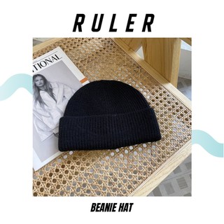 Nón len beanie ngắn basic