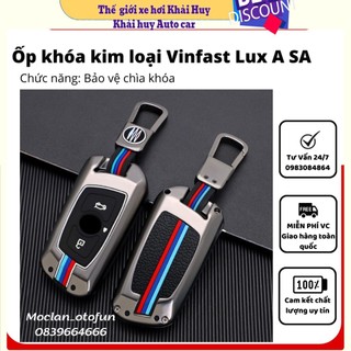 Ốp khóa kim loại, vỏ bọc chìa ô tô vinfast fadil - lux a , lux sa 2.0 cao cấp