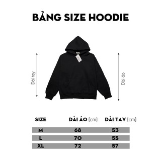 Áo Hoodie Unisex Form Rộng Basic