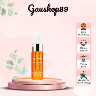 [SUNDAY RILEY] [mini size] Dầu dưỡng hỗ trợ làm sáng da Sunday Riley CEO Glow Vitamin C + Tumeric Face Oil