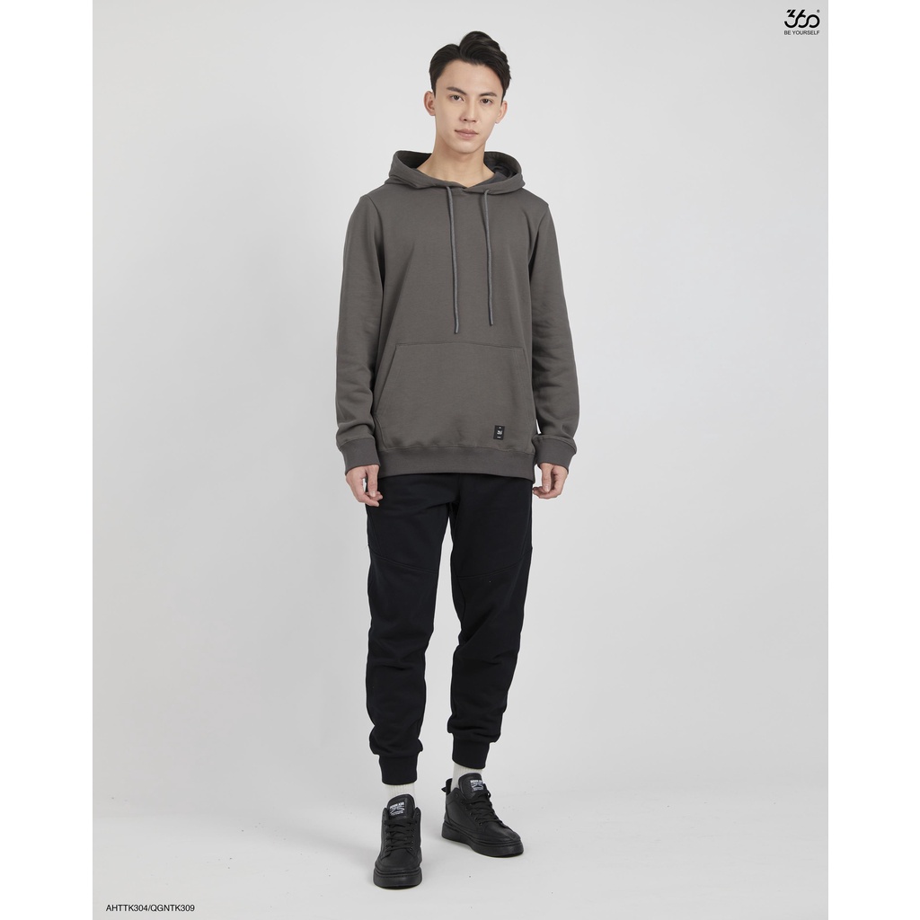 Áo hoodie nỉ da cá cao cấp thương hiệu 360 Boutique màu trơn có túi -  AHTTK304