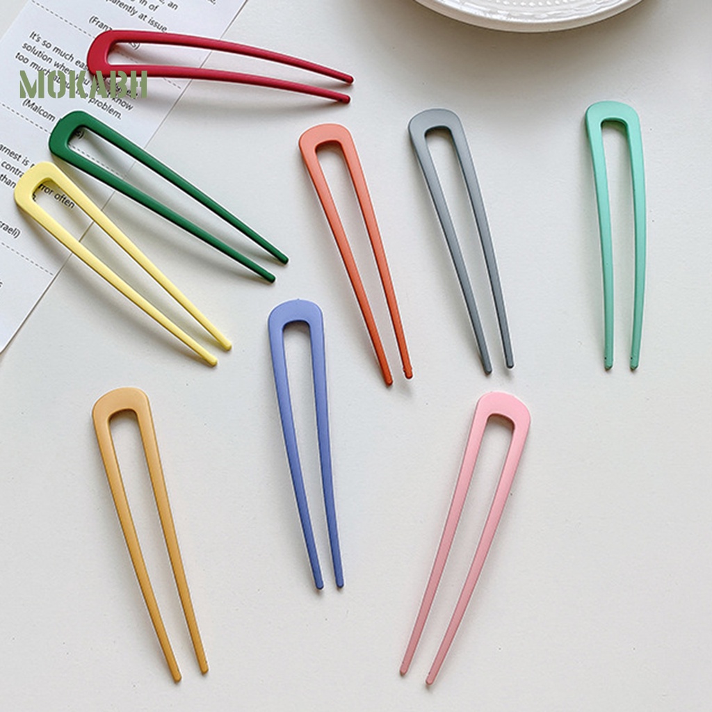 Trâm Cài Tóc Hình Chữ U Bằng Hợp Kim Dùng Hàng Ngày Cho Bạn Gái