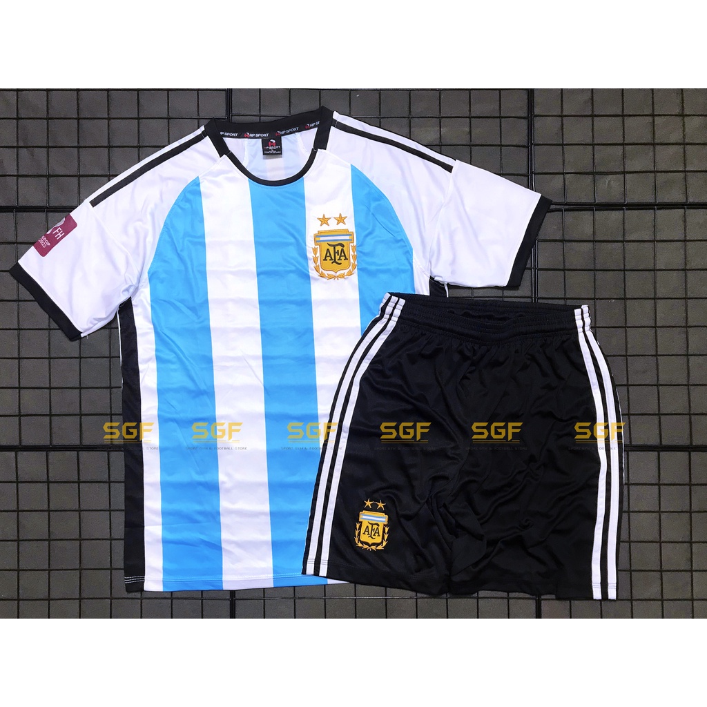 Đồ Bóng Đá ACHENTINA sọc sân nhà 2023