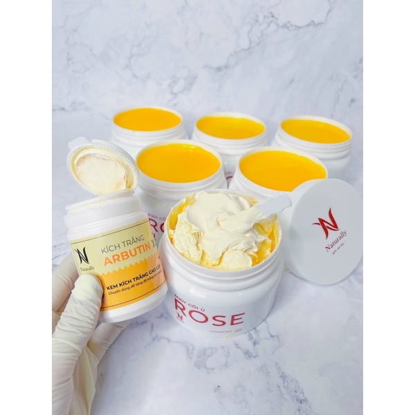 Kem Body Cốt Ủ ROSE Trắng Mạnh - Thiên Nhiên Chính Hãng