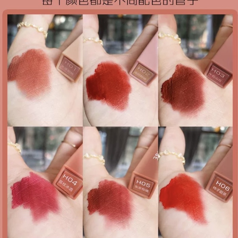 Son kem Heororange Color vỏ vuông sương lì mịn Mewlig