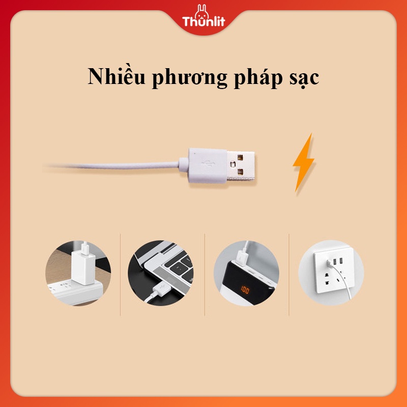 Đèn ngủ trái tim Thunlit Ngày lễ tình nhân Giáng sinh món quà sinh nhật cho bạn gái