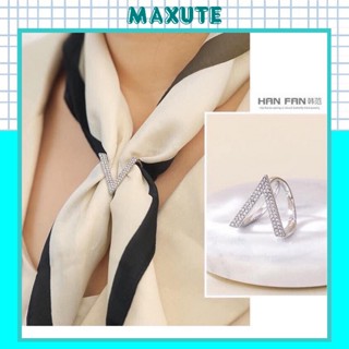 Khuy Cài Khăn Quàng Cổ Lụa Vuông Turban Bandana Cài Áo Khăn Lụa Dài Làm Nơ CK01