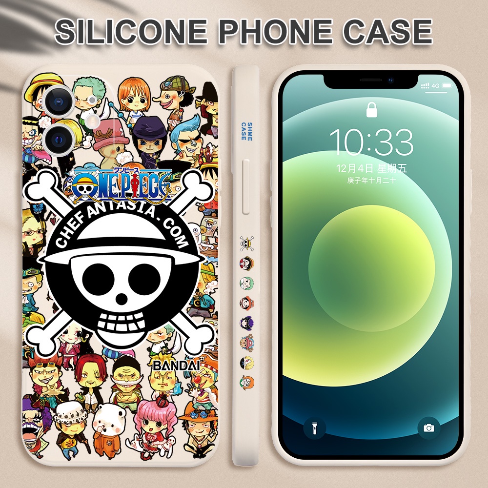 Ốp Điện Thoại In Hoạt Hình One Piece Cho Redmi 9T 9A 9 Redmi Note 10S 10 9 8 7 Pro #K019