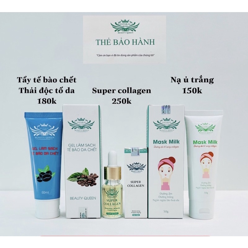 Combo dưỡng da beauty queen 60k