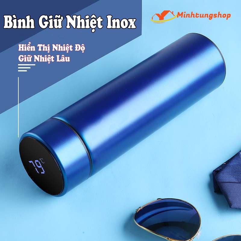 Bình giữ nhiệt inox hiển thị nhiệt độ cao cấp 500ml