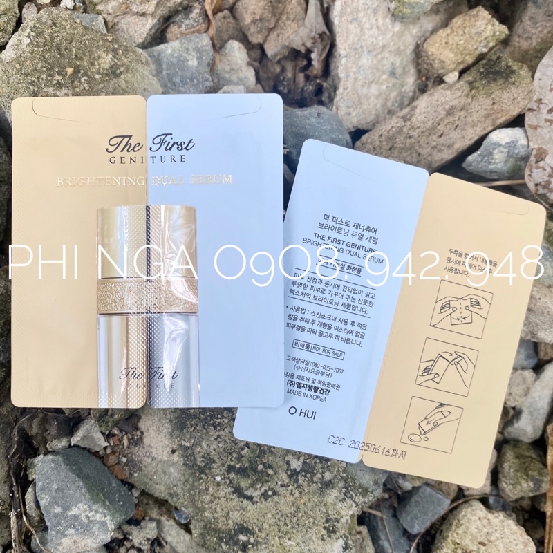 1 gói 2ml - Huyết thanh dưỡng trắng tái sinh chống lão hoá Ohui The First