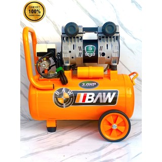 Máy nén khí baw 30l không dầu 2.0hp nạp hơi siêu nhanh không ồn hàng chính hãng