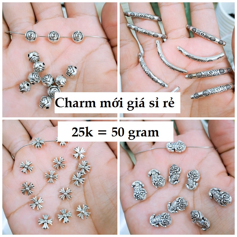 Charm giá sỉ - hàng mới về : 50 gram = 25k / 1 gói [ Homi handmade shopee ]