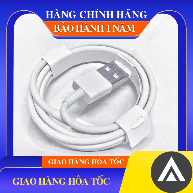 Dây cáp sạc ip dành cho ip 6/6s/7/8/7plus/8plus/x/xsmax sạc nhanh ,không nóng máy, không loạn cảm ứng
