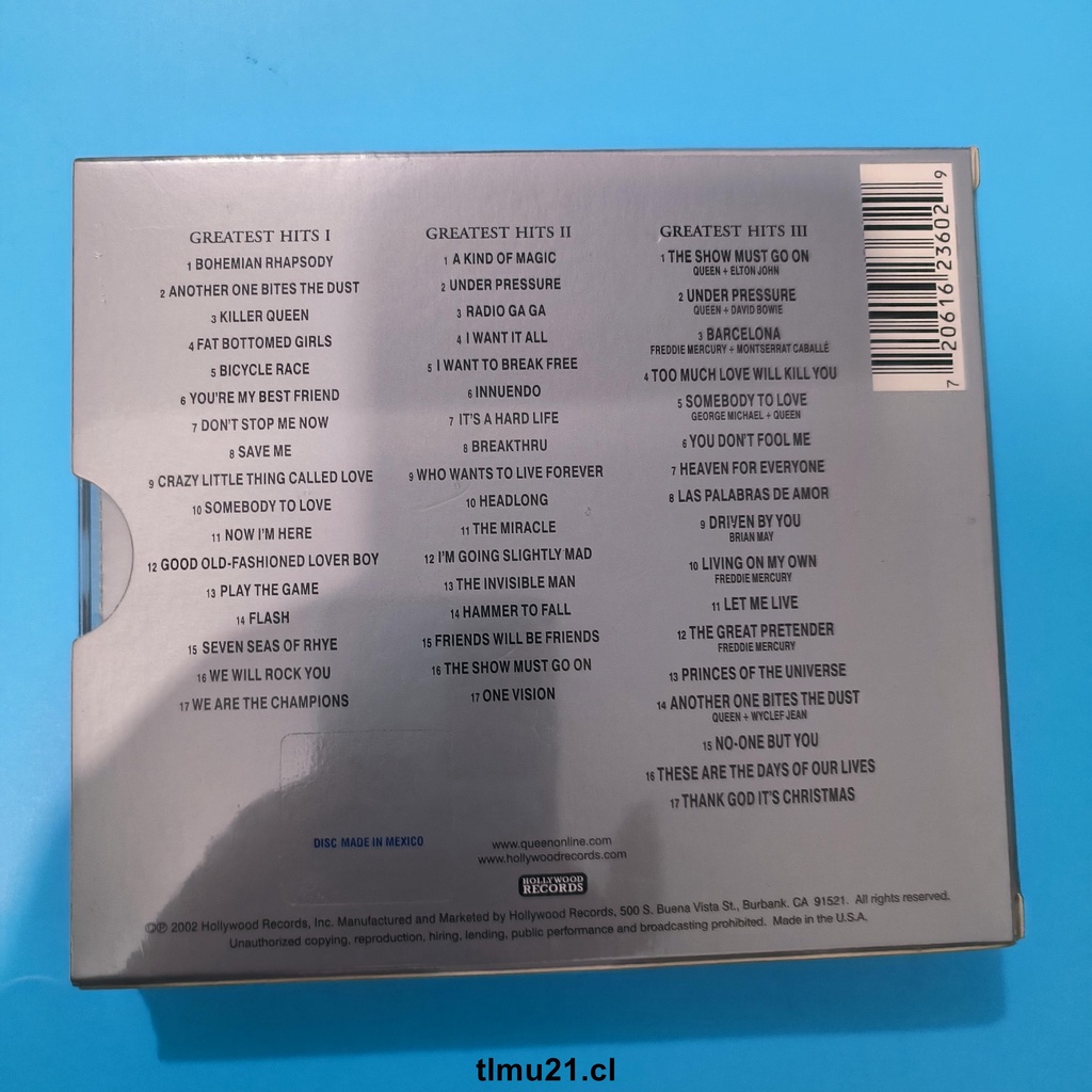 Album Ảnh tl61 ii & iii 3cd queen greatest hits i, ii