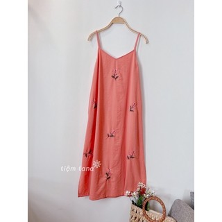 Tiệm Tana - Đầm Slip - Hồng cam