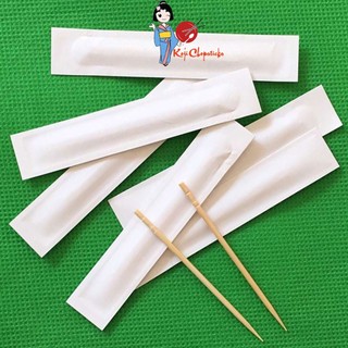 2 hộp Tăm tre nhọn 2 đầu bọc giấy ( 2000 que )