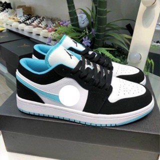 Giày Sneaker Jordan Xanh Ngọc , Giày JD Low Panda Màu Xanh Ngọc Cao Cấp,Bản Chuẩn Full Box