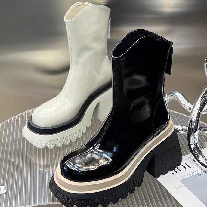 Bốt Martin Cao Gót 7.5cm Thời Trang 2022 Cá Tính Cho Nữ