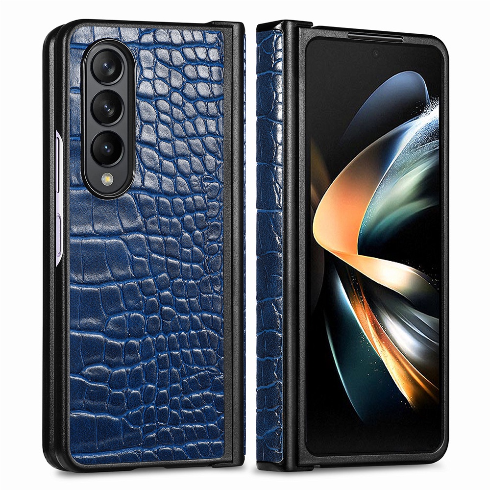 Ốp Điện Thoại Da Cá Sấu Chống Sốc Cho Samsung Galaxy Z Fold4 Samsun Sumsung Fold 4 Samsungzold4 5G