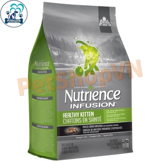 Thức ăn cho mèo con hạt nutrience infusion kitten vị gà & rau củ quả