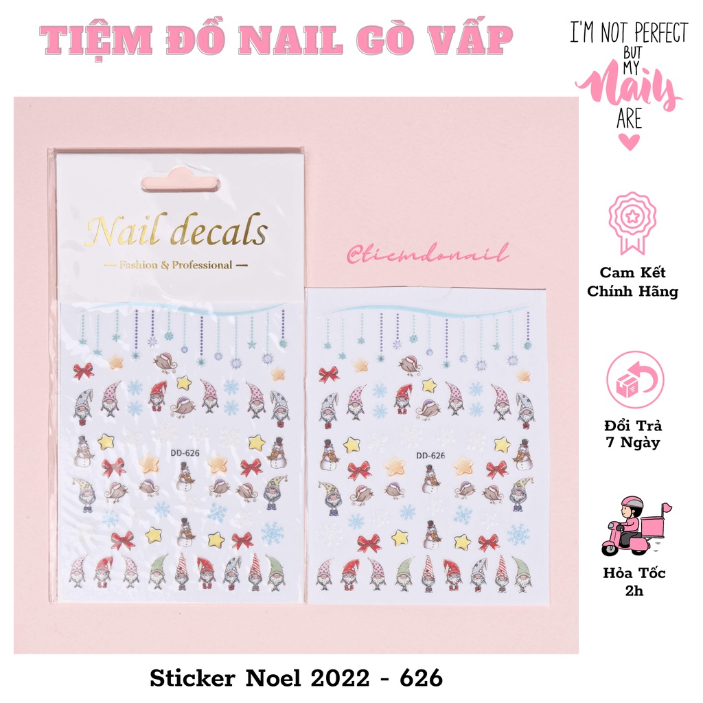 Sticker Dán Móng Noel Cập Nhật Năm 2022