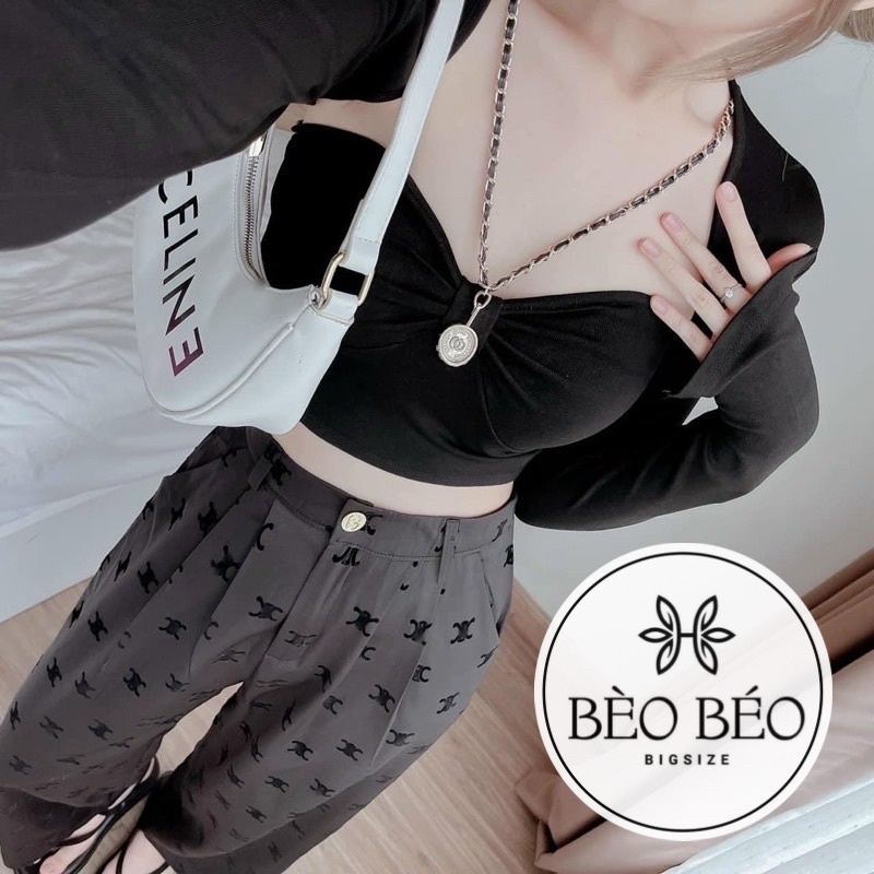 SET ÁO DÂY XÍCH KÈM KHOÁC BIGSIZE 60-90KG ( BÈO BÉO BIGSIZE )