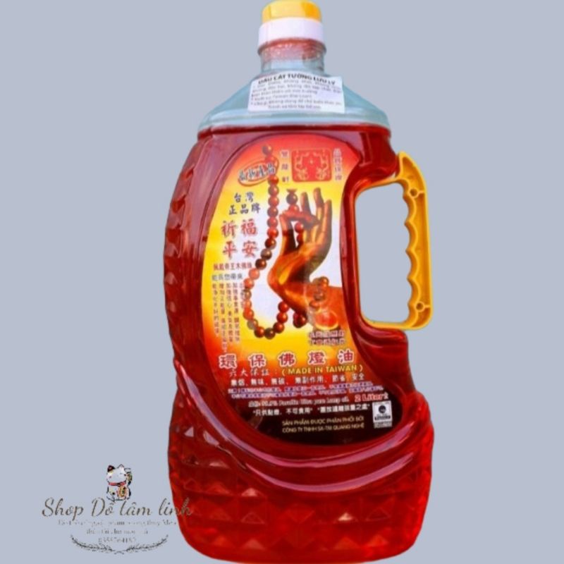 Dầu cát tường lưu ly không mùi ,không khói ,không độc hại 2 lít