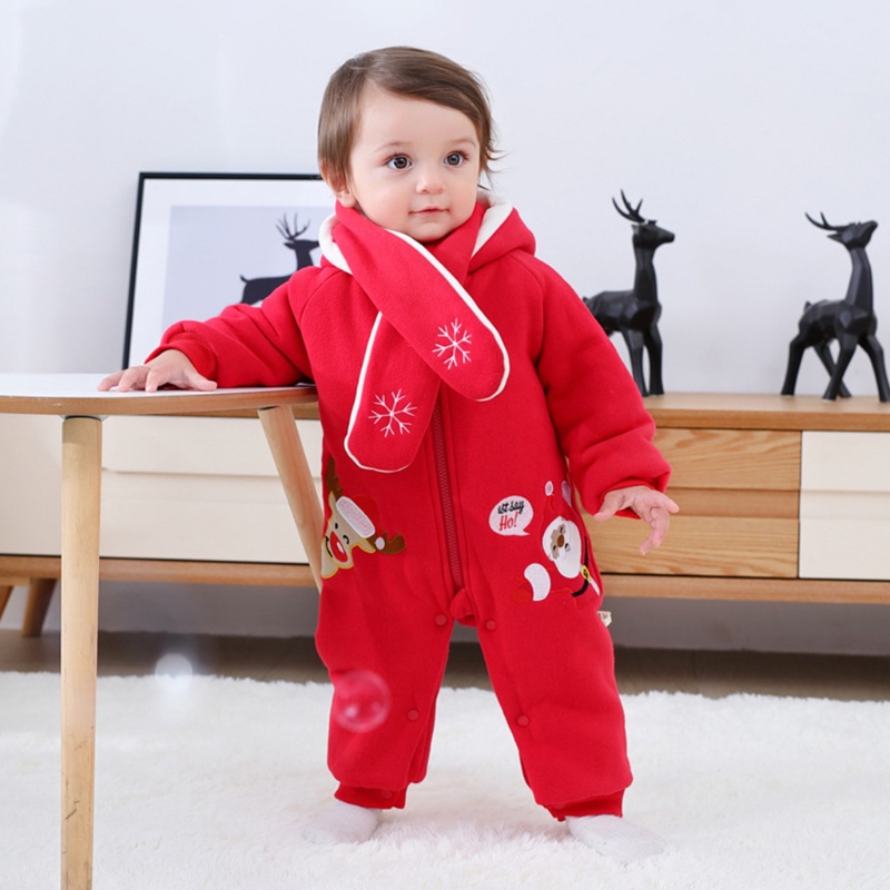 Bộ Áo Liền Quần Bằng Cotton Có Mũ Trùm Đầu Giữ Ấm In Hình One Piece Cho Bé Sơ Sinh