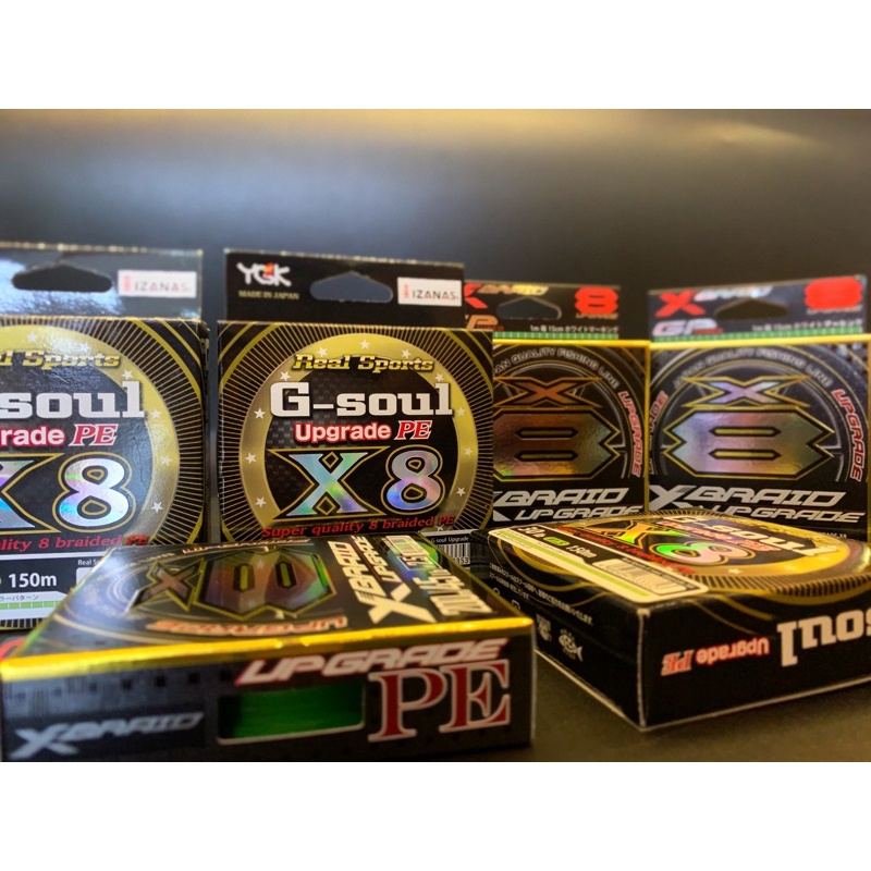 Dây PE YGK X8 chính hãng. Hàng chẩn Japan.
