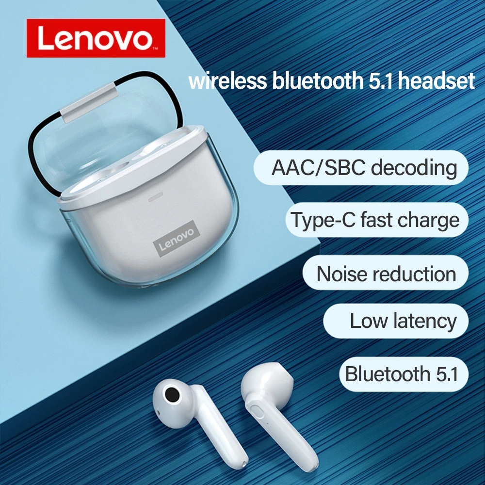 [Mã ELBMO2 giảm 12% đơn 500K] Tai Nghe Bluetooth Lenovo XT96 Kết Nối Bluetooth 5.1 Không Dây Có Micro
