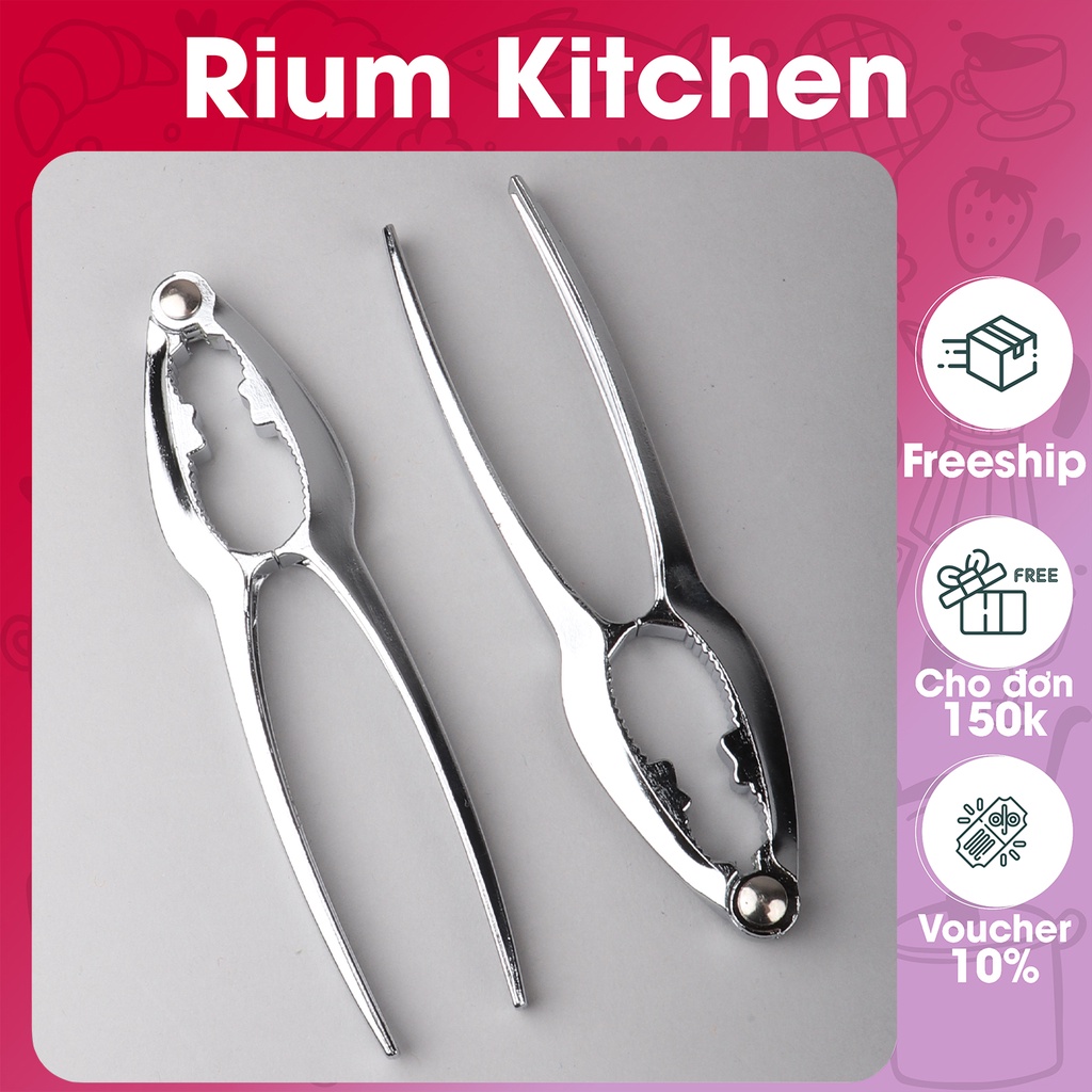 Dụng cụ kẹp càng cua, ghẹ và tách các loại vỏ, hạt cứng inox Bam House siêu bền cao cấp